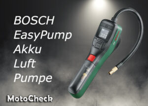 Bosch EasyPump elektrische Luftpumpe für Fahrradreifen, Autoreifen und Motorräder