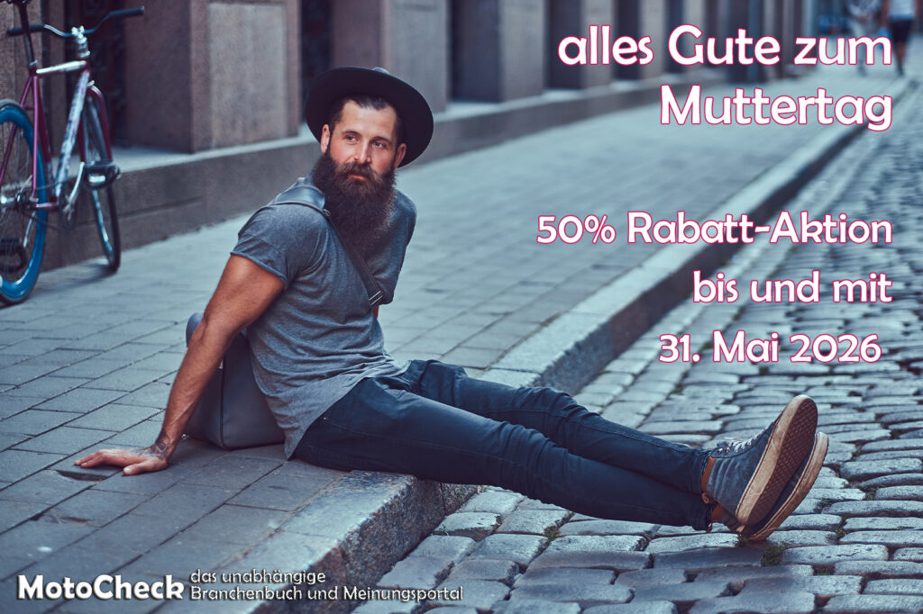 Muttertag 2026 Business Eintrag Special für Werkstätten und Automotive Unternehmen auf Motocheck.com