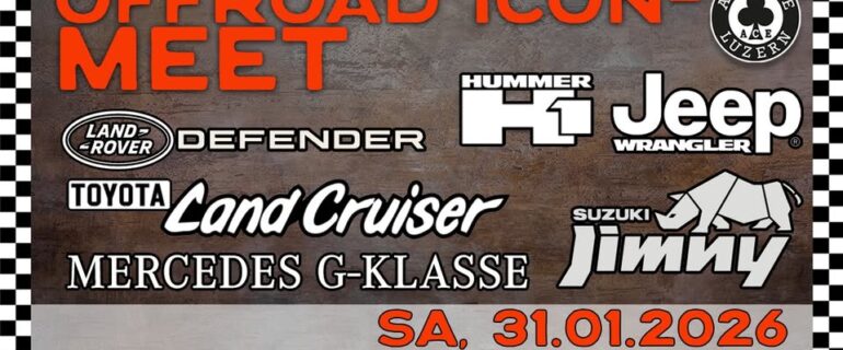 Offroad Icon-Meet im Ace Cafe Luzern
