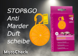 STOP&GO Anti Marder Duftscheibe im 2er-Pack für die Marderabwehr im Auto