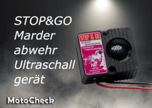 STOP&GO Marderabwehr Standard Ultraschallgerät für den Marderschutz im Auto