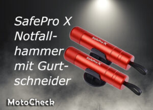 Notfallhammer Auto mit Gurtschneider und Federkörner